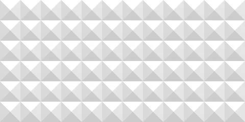 Modern seamless geometric cube pattern. White and gray decorative shape Illustrazione stock