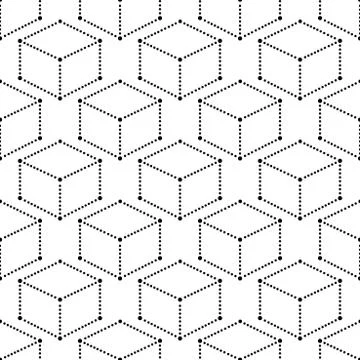Modern Seamless  Geometric Pattern Dot With Rhombuses. Repeating Background 스톡 일러스트