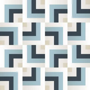 Modern seamless geometric pattern, interlocking shapes. Clean abstract desi.. Иллюстрация