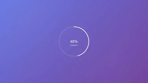 Modern Seamless Loading Animation Loop - Loading Screen, Progress Bar. Stock Footage 321410535