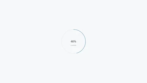 Modern Seamless Loading Animation Loop - Loading Screen, Progress Bar. Stock Footage 321410538