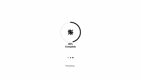 Modern Seamless Loading Animation Loop - Loading Screen, Progress Bar. Stock Footage 321481530