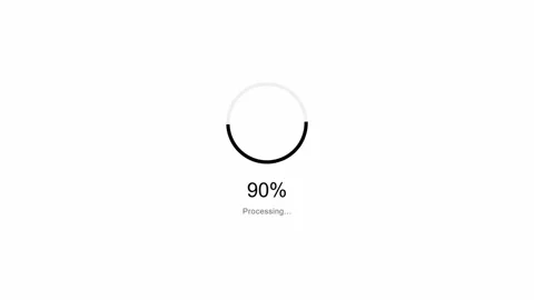 Modern Seamless Loading Animation Loop - Loading Screen, Progress Bar. Stock Footage 321610838