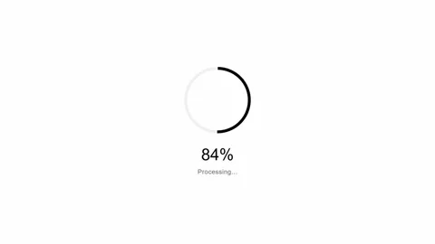Modern Seamless Loading Animation Loop - Loading Screen, Progress Bar. Stock-Footage 321610854