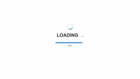 Modern Seamless Loading Animation Loop - Loading Screen, Progress Bar. Stock-Footage 321610855
