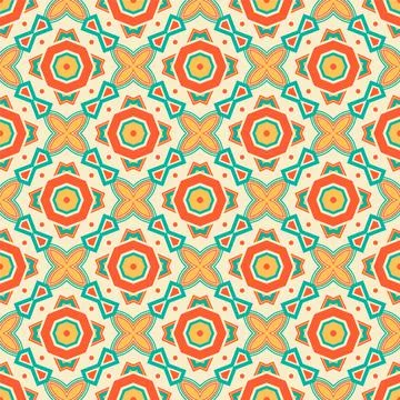 Modern seamless ornament. Abstract pattern shape design ready for print Stock Illustration