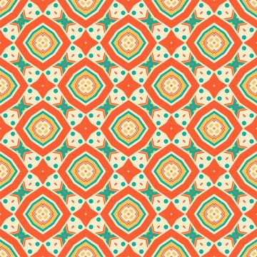 Modern seamless ornament. Abstract pattern shape design ready for print Stock Illustration