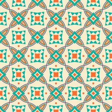 Modern seamless ornament. Abstract pattern shape design ready for print Stock Illustration