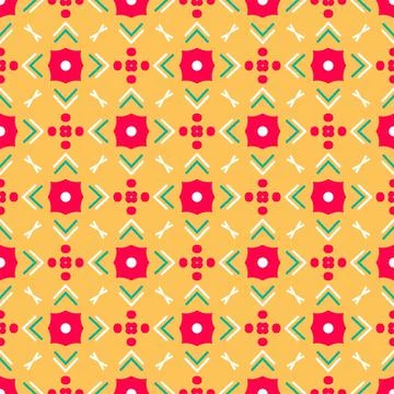 Modern seamless ornament. Abstract pattern shape design ready for print Stock Illustration