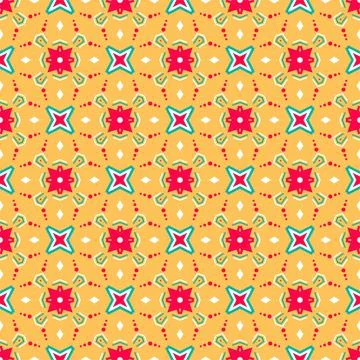 Modern seamless ornament. Abstract pattern shape design ready for print Stock Illustration