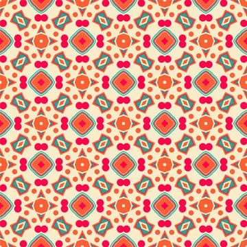 Modern seamless ornament. Abstract pattern shape design ready for print Stock Illustration