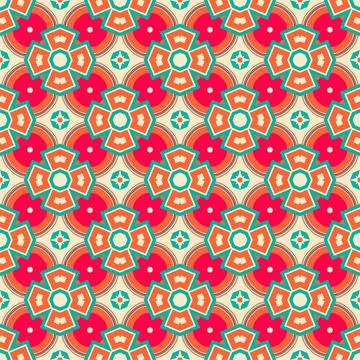 Modern seamless ornament. Abstract pattern shape design ready for print Stock Illustration