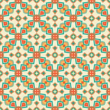 Modern seamless ornament. Abstract pattern shape design ready for print Stock Illustration