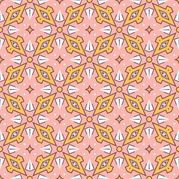 Modern seamless ornament. Abstract pattern shape design ready for print Stock Illustration