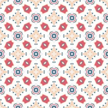 Modern seamless ornament. Abstract pattern shape design ready for print Stock Illustration