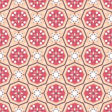 Modern seamless ornament. Abstract pattern shape design ready for print Stock Illustration