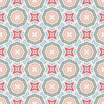 Modern seamless ornament. Abstract pattern shape design ready for print Stock Illustration