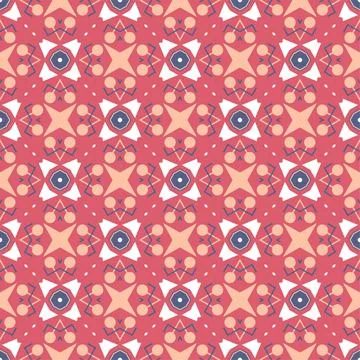Modern seamless ornament. Abstract pattern shape design ready for print Stock Illustration