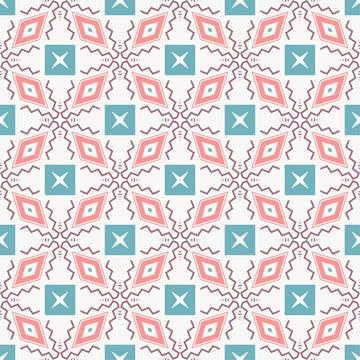 Modern seamless ornament. Abstract pattern shape design ready for print Stock Illustration