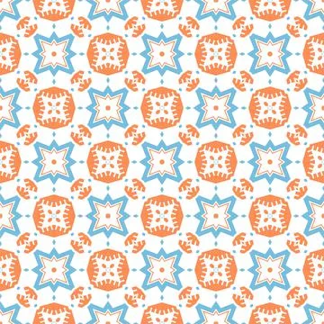 Modern seamless ornament. Abstract pattern shape design ready for print Stock Illustration