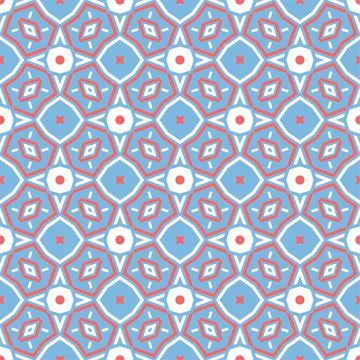 Modern seamless ornament. Abstract pattern shape design ready for print Stock Illustration
