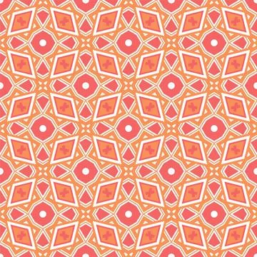 Modern seamless ornament. Abstract pattern shape design ready for print Stock Illustration