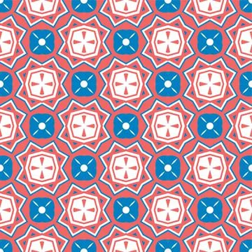 Modern seamless ornament. Abstract pattern shape design ready for print Stock Illustration