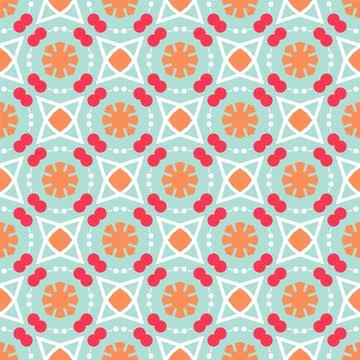 Modern seamless ornament. Abstract pattern shape design ready for print Stock Illustration