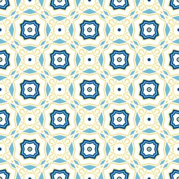 Modern seamless ornament. Abstract pattern shape design ready for print Stock Illustration