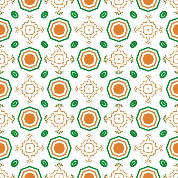 Modern seamless ornament. Abstract pattern shape design ready for print Stock Illustration