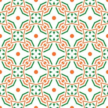 Modern seamless ornament. Abstract pattern shape design ready for print Stock Illustration