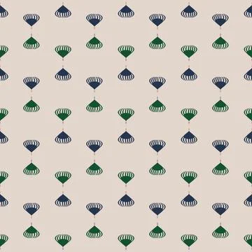 Modern seamless ornamental pattern for wallpaper, scrapbook, paper, fabric, t Illustrazione stock