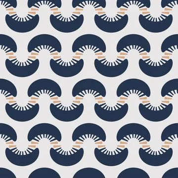 Modern seamless ornamental pattern for wallpaper, scrapbook, paper, fabric, t Illustrazione stock