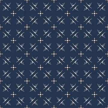 Modern seamless ornamental pattern for wallpaper, scrapbook, paper, fabric, t Illustrazione stock