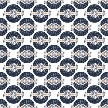 Modern seamless ornamental pattern for wallpaper, scrapbook, paper, fabric, t Stock Illustration