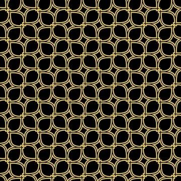 Modern Seamless Pattern in Arabian Style Illustrazione stock