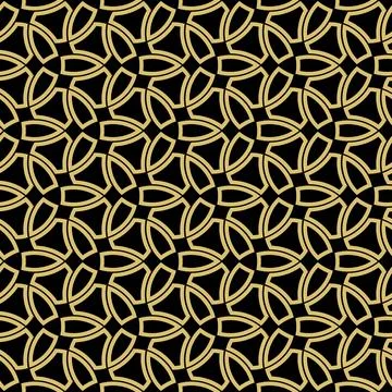 Modern Seamless Pattern in Arabian Style Stock Illustration