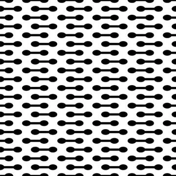 Modern seamless pattern. Black and white texture. Stock Illustration