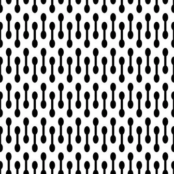 Modern seamless pattern. Black and white texture. Stock Illustration