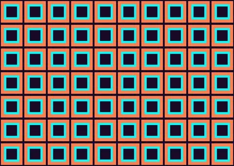 Modern seamless pattern defined by a sharp grid of deep midnight-blue Stock Illustration