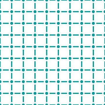 Modern seamless pattern with dot and line isolated on white background 스톡 일러스트