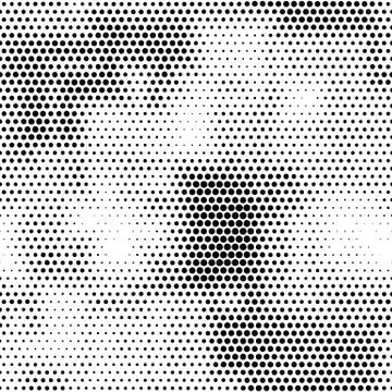 Modern seamless pattern with dots transition halftone Stock-Illustration