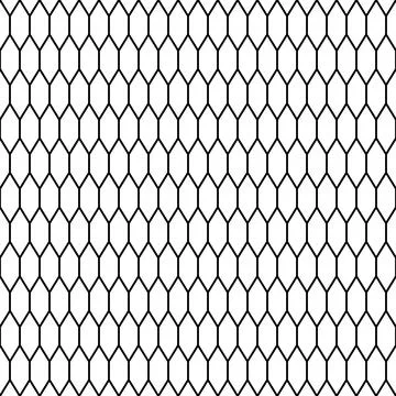 Modern seamless pattern with hexagonal paving tiles Stock Illustration