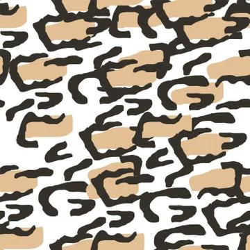 Modern seamless pattern with jaguar spots. Modern vector template. Template f Stock Illustration