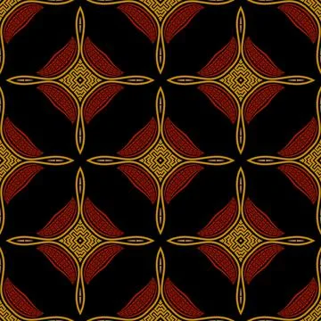 Modern seamless pattern. Ornamental vector greek background. Repeat geometric Stock Illustration