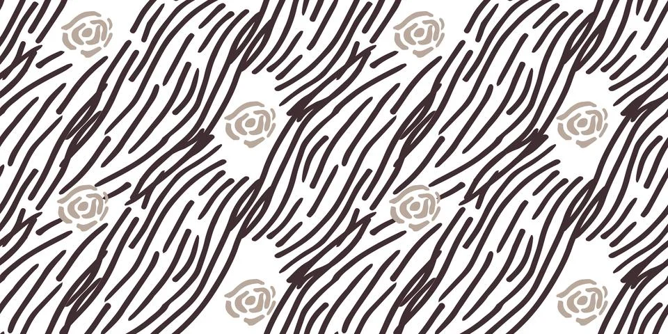 Modern seamless pattern with various animal print. 스톡 일러스트