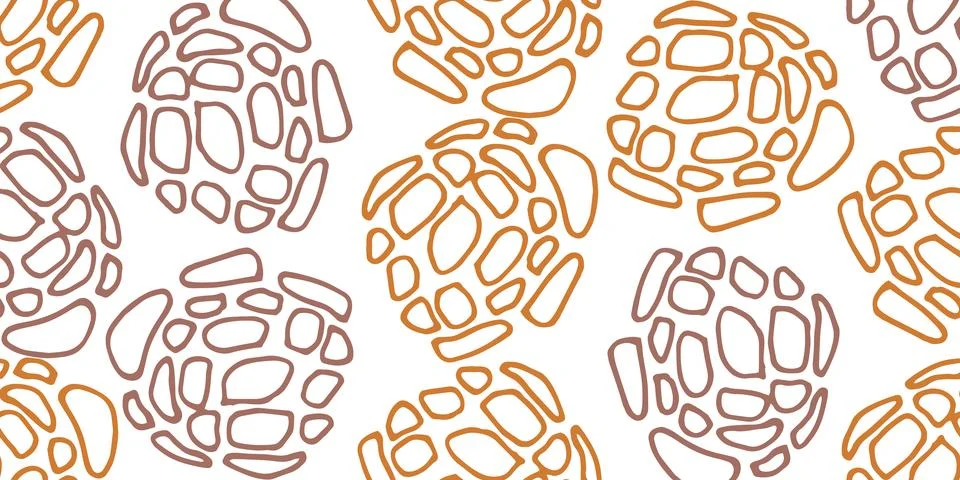 Modern seamless pattern with various animal print. Stock-Illustration