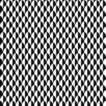 Modern seamless textile pattern - repeatable geometric design. Black and white 스톡 일러스트