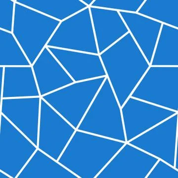 Modern seamless vector geometric pattern. Tile texture - endless design. Blue Иллюстрация