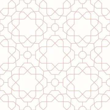 Modern Seamless Vector Pattern in Arabian Style 스톡 일러스트
